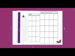 Load and play video in Gallery viewer, The Overflow Planner - Purple Promise