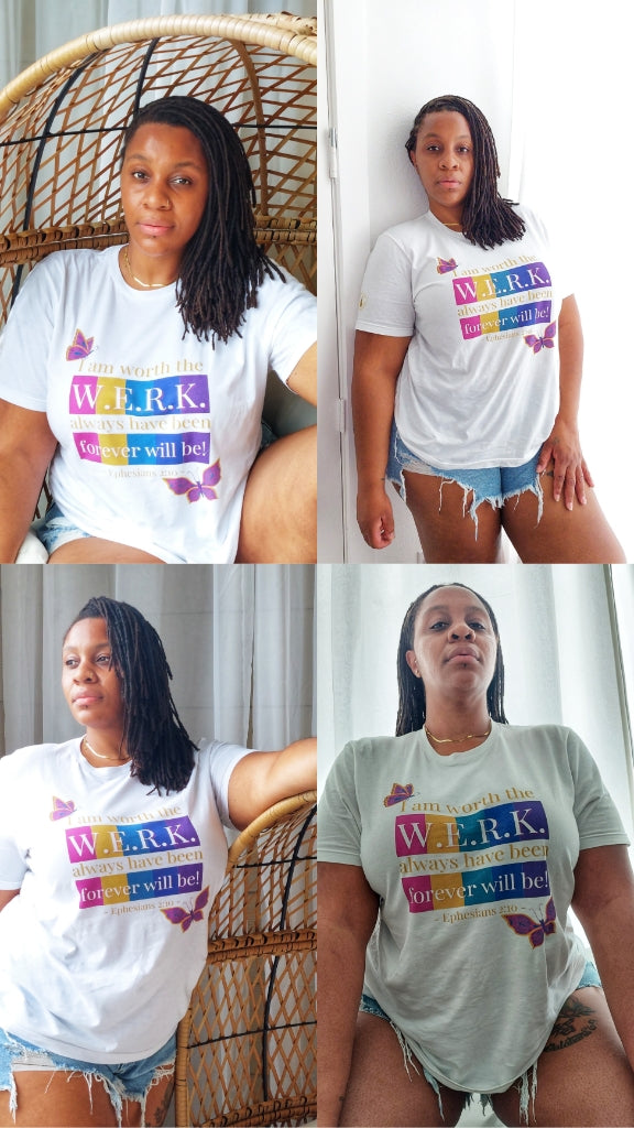 CEO LD wearing XL Always & Forever WERK Tee - Comfy T-Shirt
