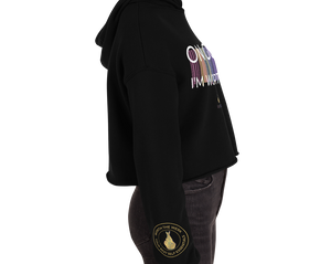 On God WERK Crop Hoodie